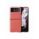 Dux Ducis Venice fodral till Samsung Galaxy Z Flip 4 läderfodral rött