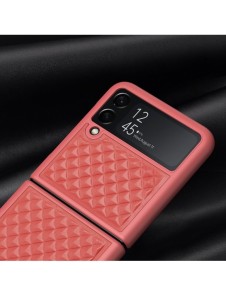 Dux Ducis Venice fodral till Samsung Galaxy Z Flip 4 läderfodral rött