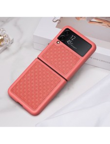 Dux Ducis Venice fodral till Samsung Galaxy Z Flip 4 läderfodral rött