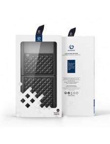 Dux Ducis Venice läderfodral till Samsung Galaxy Z Flip 3 Äkta läderfodral Svart