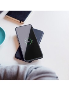 Dux Ducis Venice läderfodral till Samsung Galaxy Z Flip 3 Äkta läderfodral Brun