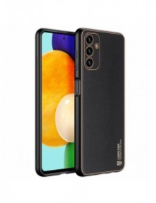 Dux Ducis Yolo elegant skal tillverkat av ekologiskt läder för Samsung Galaxy A13 5G svart