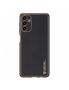 Dux Ducis Yolo elegant skal tillverkat av ekologiskt läder för Samsung Galaxy A13 5G svart