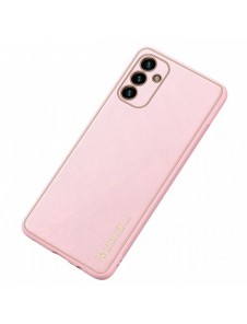Dux Ducis Yolo elegant skal tillverkat av ekologiskt läder för Samsung Galaxy A13 5G rosa