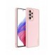 Dux Ducis Yolo elegant skal tillverkat av ekologiskt läder för Samsung Galaxy A53 5G rosa