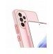 Dux Ducis Yolo elegant skal tillverkat av ekologiskt läder för Samsung Galaxy A53 5G rosa