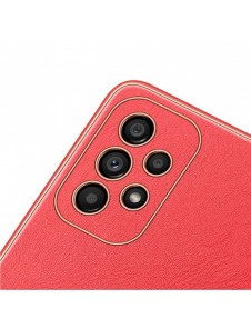 Elegant skal tillverkat av konstläder för Samsung Galaxy A33 5G röd. Dux Ducis Yolo