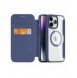 iPhone 15 Pro Magnetic MagSafe Flip Fodral Dux Ducis Skin X Pro - Blå