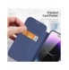 iPhone 15 Pro Magnetic MagSafe Flip Fodral Dux Ducis Skin X Pro - Blå