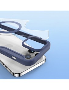 iPhone 15 Pro Magnetic MagSafe Flip Fodral Dux Ducis Skin X Pro - Blå