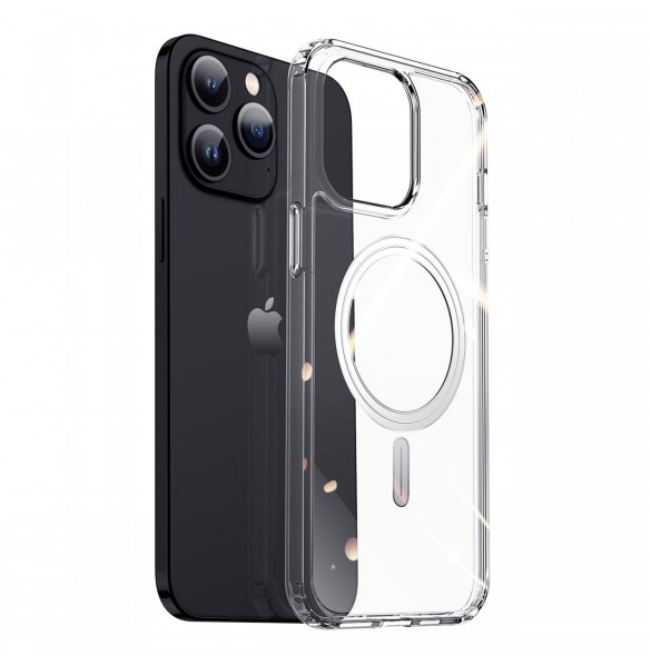 iPhone 15 Pro Max Fodral med MagSafe Dux Ducis Clin - Genomskinlig