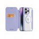 iPhone 15 Pro Max Magnetic MagSafe Flip Case Dux Ducis Skin X Pro - Lila