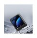 Läder plånboksfodral till Motorola Razr 40 Ultra Dux Ducis Bril - svart