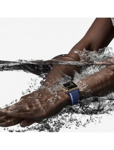 Magnetisk Apple Watch SE, 9, 8, 7, 6, 5, 4, 3, 2, 1 (41, 40, 38 mm) Dux Ducis-rem (LD-version) - blå
