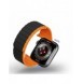 Magnetisk Apple Watch Ultra, SE, 9, 8, 7, 6, 5, 4, 3, 2, 1 (49, 45, 44, 42 mm) Dux Ducis-rem (LD-version) - svart och orange
