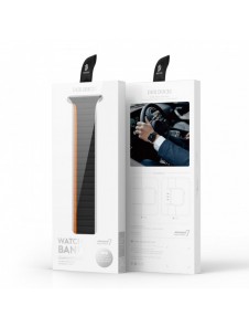 Magnetisk Apple Watch Ultra, SE, 9, 8, 7, 6, 5, 4, 3, 2, 1 (49, 45, 44, 42 mm) Dux Ducis-rem (LD-version) - svart och orange