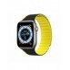 Magnetisk Apple Watch Ultra, SE, 9, 8, 7, 6, 5, 4, 3, 2, 1 (49, 45, 44, 42 mm) Dux Ducis-rem (LD-version) - svart och gul