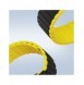Magnetisk Apple Watch Ultra, SE, 9, 8, 7, 6, 5, 4, 3, 2, 1 (49, 45, 44, 42 mm) Dux Ducis-rem (LD-version) - svart och gul