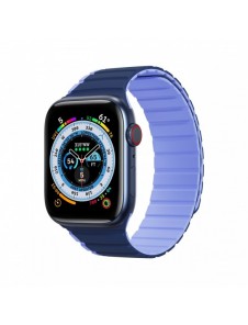 Magnetisk Apple Watch Ultra, SE, 9, 8, 7, 6, 5, 4, 3, 2, 1 (49, 45, 44, 42 mm) Dux Ducis-rem (LD-version) - Blå