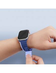 Magnetisk Apple Watch Ultra, SE, 9, 8, 7, 6, 5, 4, 3, 2, 1 (49, 45, 44, 42 mm) Dux Ducis-rem (LD-version) - Blå