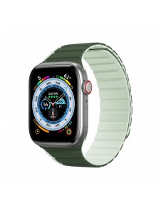 Magnetisk Apple Watch Ultra, SE, 9, 8, 7, 6, 5, 4, 3, 2, 1 (49, 45, 44, 42 mm) Dux Ducis-rem (LD-version) - grön