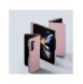 Samsung Galaxy Z Fold5 5G Dux Ducis Bril Wallet Flip Läderfodral - Rosa