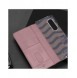 Samsung Galaxy Z Fold5 5G Dux Ducis Bril Wallet Flip Läderfodral - Rosa