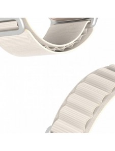 Sportspänne för Apple Watch 9 / 8 / 7 / 6 / SE / 5 / 4 / 3 / 2 / 1 (41, 40, 38 mm) Dux Ducis Strap GS Version - Vit