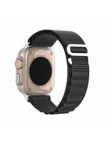 Sportspänne för Apple Watch 9/8/7/6/SE/5/4/3/2/1 (41, 40, 38 mm) Dux Ducis Strap GS Version - Svart