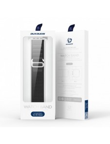 Sportspänne för Apple Watch 9/8/7/6/SE/5/4/3/2/1 (41, 40, 38 mm) Dux Ducis Strap GS Version - Svart