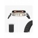 Sportspänne för Apple Watch Ultra / 9 / 8 / 7 / 6 / SE / 5 / 4 / 3 / 2 / 1 (42, 44, 45, 49 mm) Dux Ducis Strap GS Version - S
