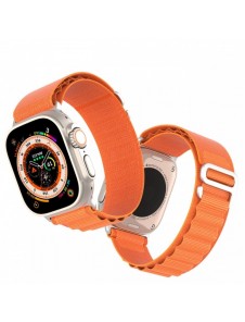 Sportrem med spänne för Apple Watch 9 / 8 / 7 / 6 / SE / 5 / 4 / 3 / 2 / 1 (41, 40, 38 mm) Dux Ducis Strap GS Version - orang