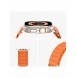 Sportrem med spänne för Apple Watch 9 / 8 / 7 / 6 / SE / 5 / 4 / 3 / 2 / 1 (41, 40, 38 mm) Dux Ducis Strap GS Version - orang