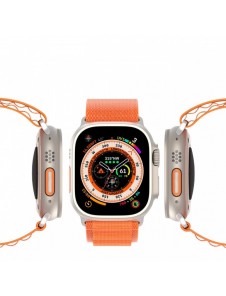 Sportrem med spänne för Apple Watch 9 / 8 / 7 / 6 / SE / 5 / 4 / 3 / 2 / 1 (41, 40, 38 mm) Dux Ducis Strap GS Version - orang
