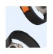 Sport kardborrband för Apple Watch 9 / 8 / 7 / 6 / SE / 5 / 4 / 3 / 2 / 1 (38, 40, 41 mm) Dux Ducis-rem YJ-version - svart oc