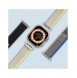 Sport kardborrband för Apple Watch 9 / 8 / 7 / 6 / SE / 5 / 4 / 3 / 2 / 1 (38, 40, 41 mm) Dux Ducis-rem YJ-version - svart oc