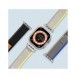 Sport kardborrband för Apple Watch 9 / 8 / 7 / 6 / SE / 5 / 4 / 3 / 2 / 1 (38, 40, 41 mm) Dux Ducis Strap YJ Version - gul-be