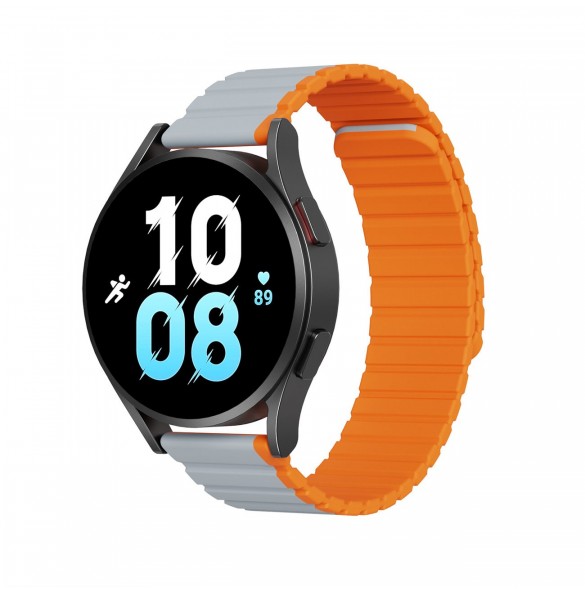 Universal Magnetic Samsung Galaxy Watch 6 Pro / 6 / 6 Classic / 5 Pro / 5 / 5 Classic Dux Ducis-rem (20 mm LD-version) - Grå