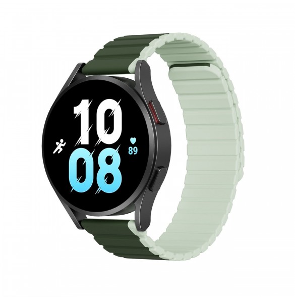 Universal Magnetic Samsung Galaxy Watch 6 Pro/6/6 Classic/5 Pro/5/5 Classic Dux Ducis-rem (20 mm LD-version) - Grön
