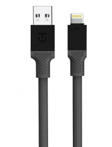 Tactical Fat Man-kabel USB-A/Lightning 1m Grå