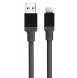 Tactical Fat Man-kabel USB-A/Lightning 1m Grå