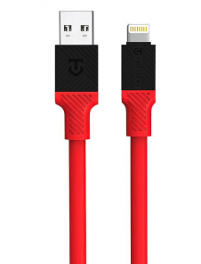 Tactical Fat Man-kabel USB-A/Lightning 1m Röd
