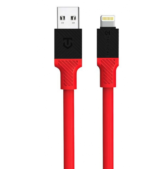 Tactical Fat Man-kabel USB-A/Lightning 1m Röd