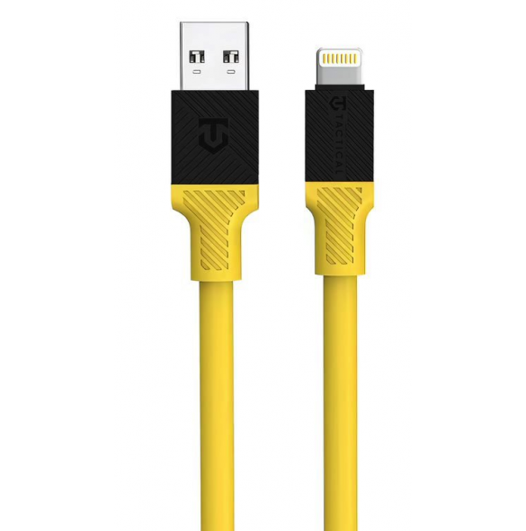 Tactical Fat Man-kabel USB-A/Lightning 1m Gul