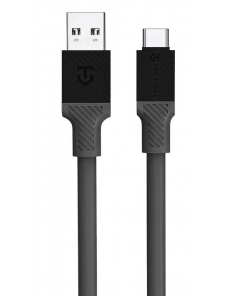 Tactical Fat Man-kabel USB-A/USB-C 1m Grå