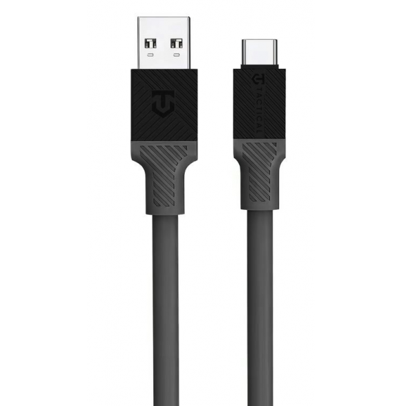 Tactical Fat Man-kabel USB-A/USB-C 1m Grå