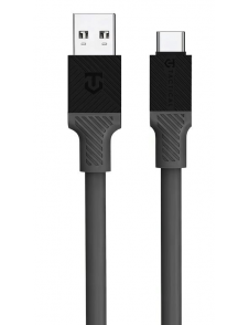 Tactical Fat Man-kabel USB-A/USB-C 1m Grå