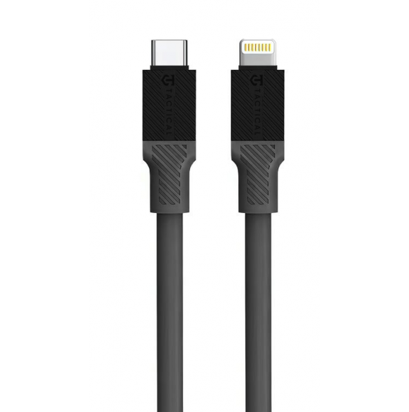 Tactical Fat Man-kabel USB-C/Lightning 1m Grå