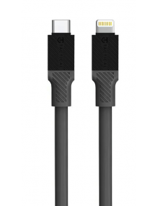 Tactical Fat Man-kabel USB-C/Lightning 1m Grå