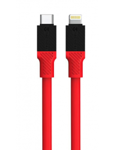 Tactical Fat Man-kabel USB-C/Lightning 1m Röd